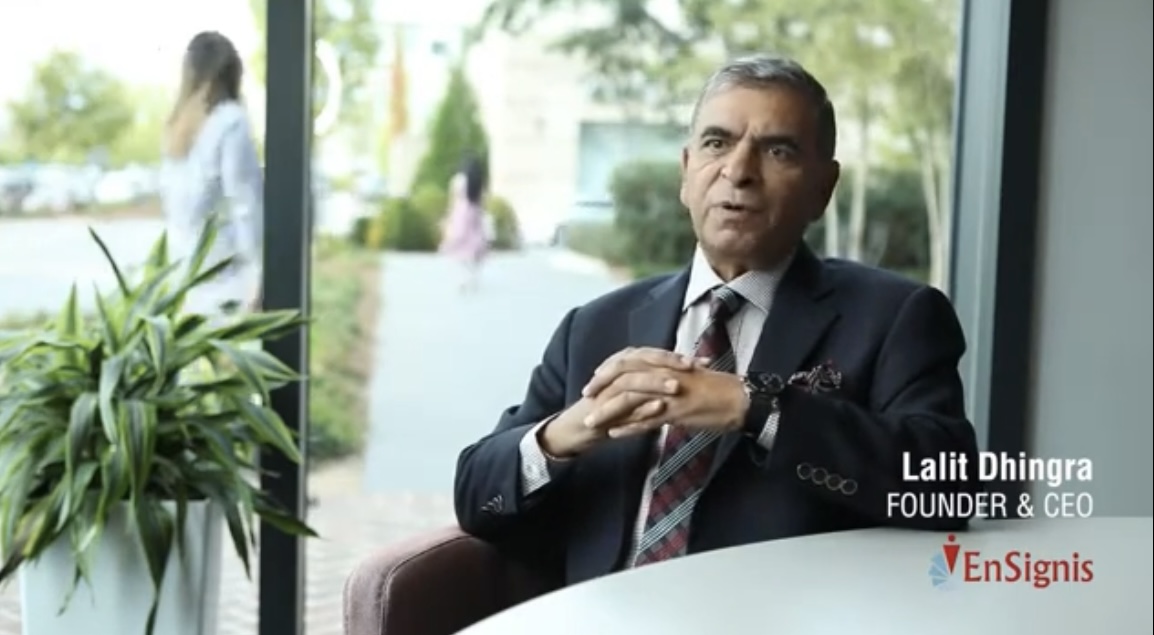 Portion of interview @ EnSignis Launch